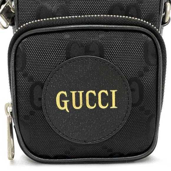 Gucci Off the Grid Mini Shoulder Bag Nylon Leather Black - Picture 7 of 10